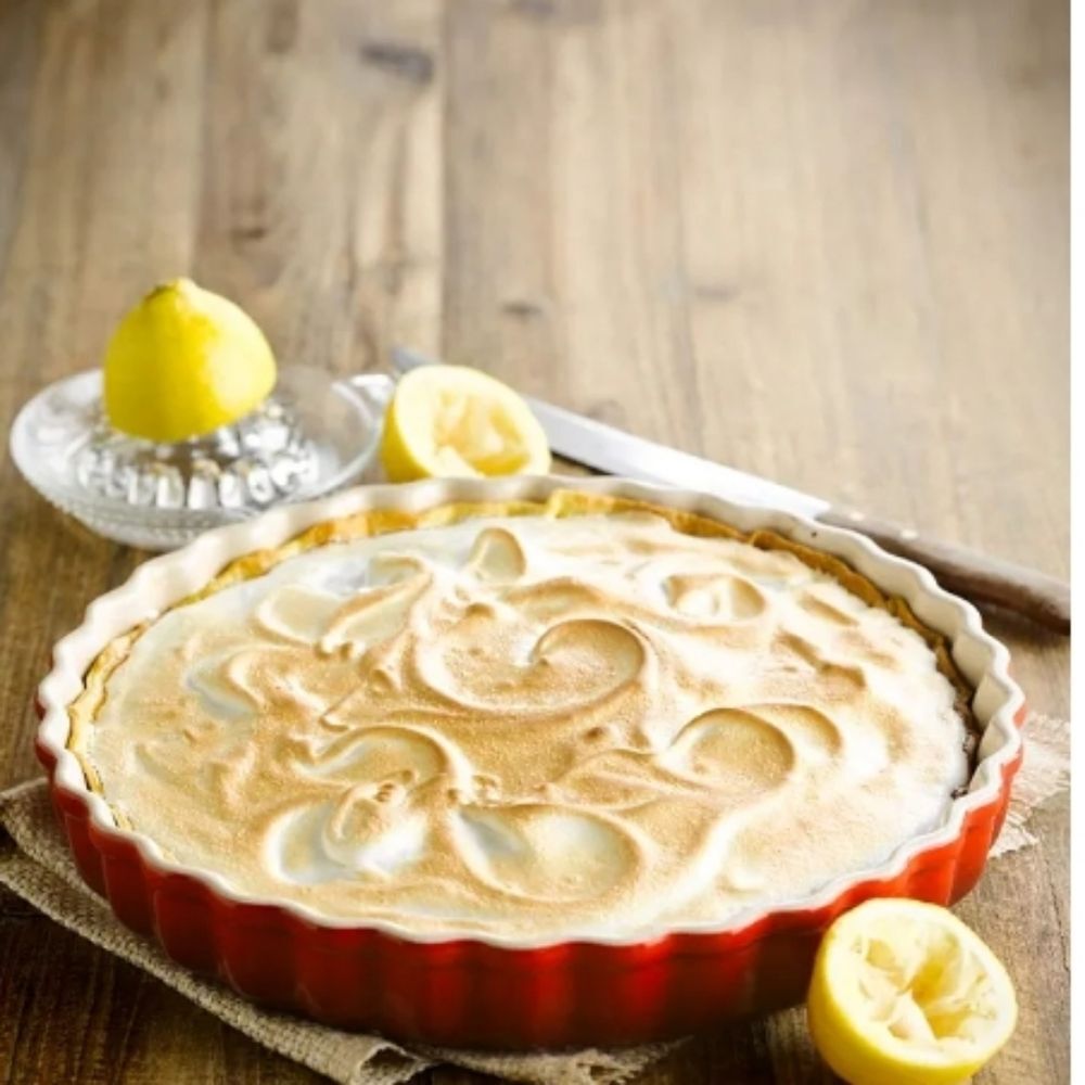 Le Creuset 24CM Fluted Dish- Cerise